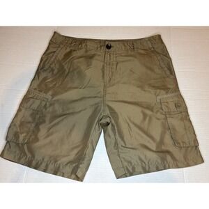 Burnside Explorer Shorts Men's 34 cargo lightweight Tan Khaki Outdoors